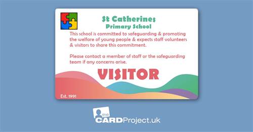Primary School Jigsaw Puzzle Visitor Card